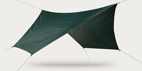 Forest Green - Hex Symmetric Rainfly 70D Polyester