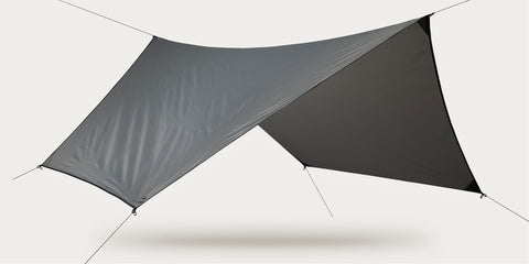 Titanium Grey - Hex Symmetric Rainfly 70D Polyester